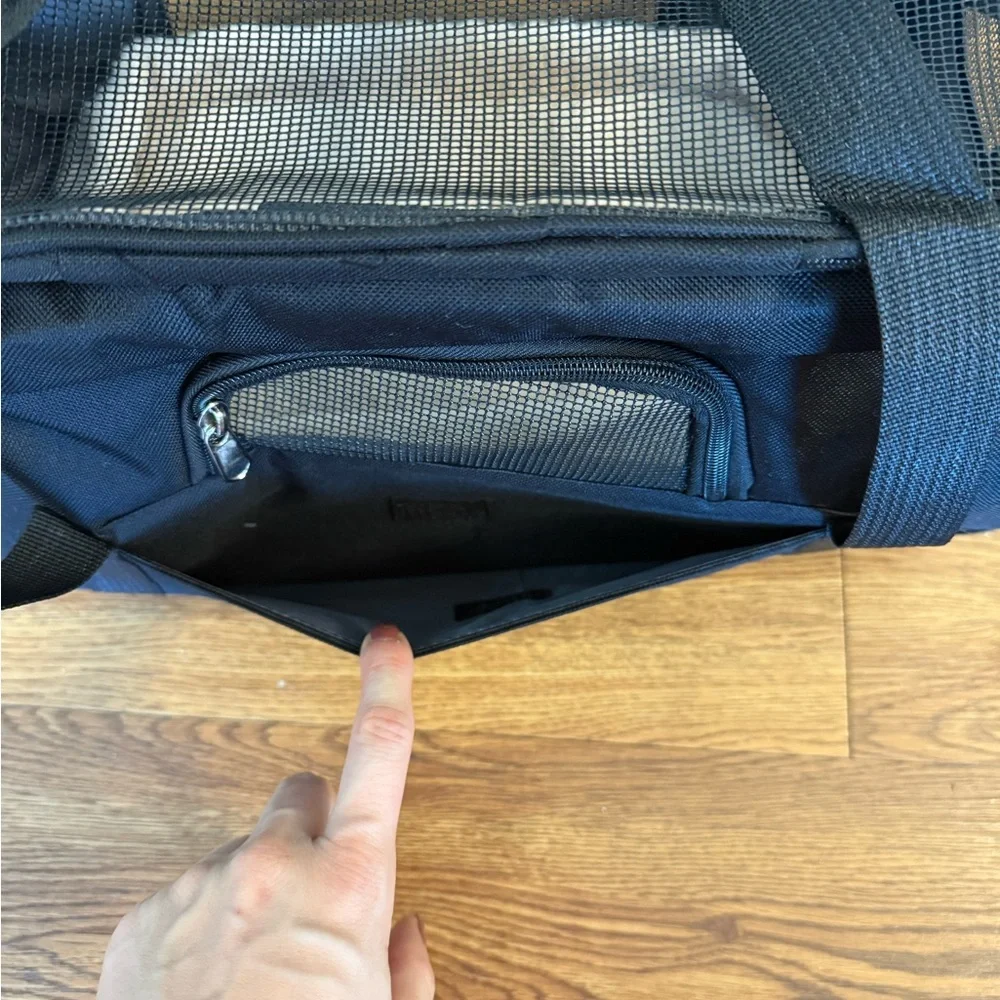 Black Pet Carrier Bag